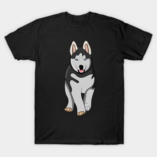 cute siberian husky T-Shirt